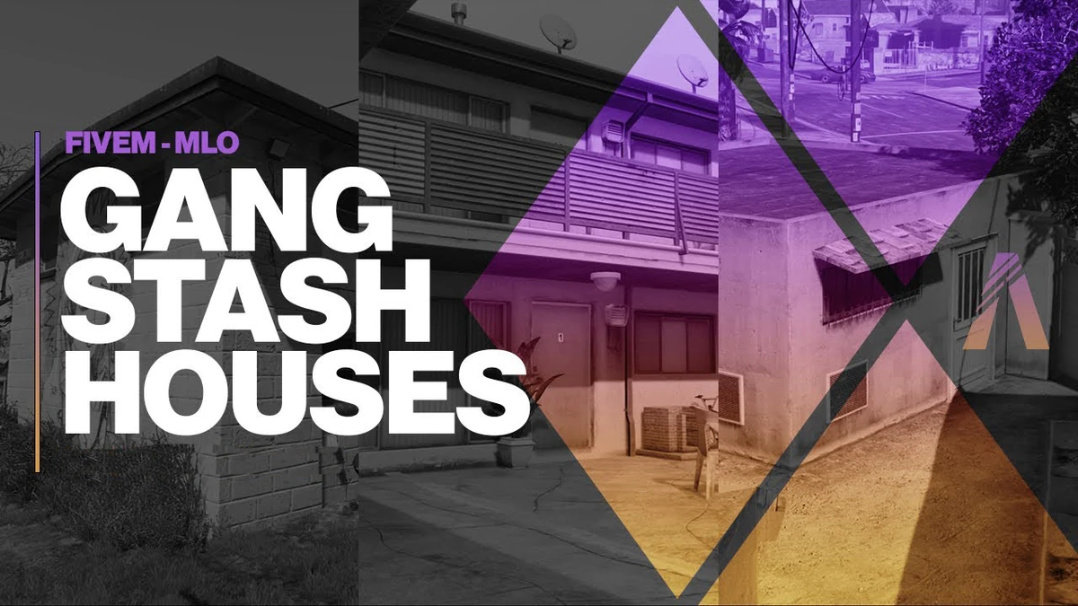 Gang Stash Houses MLO – Fully Open Source FiveM Interior
